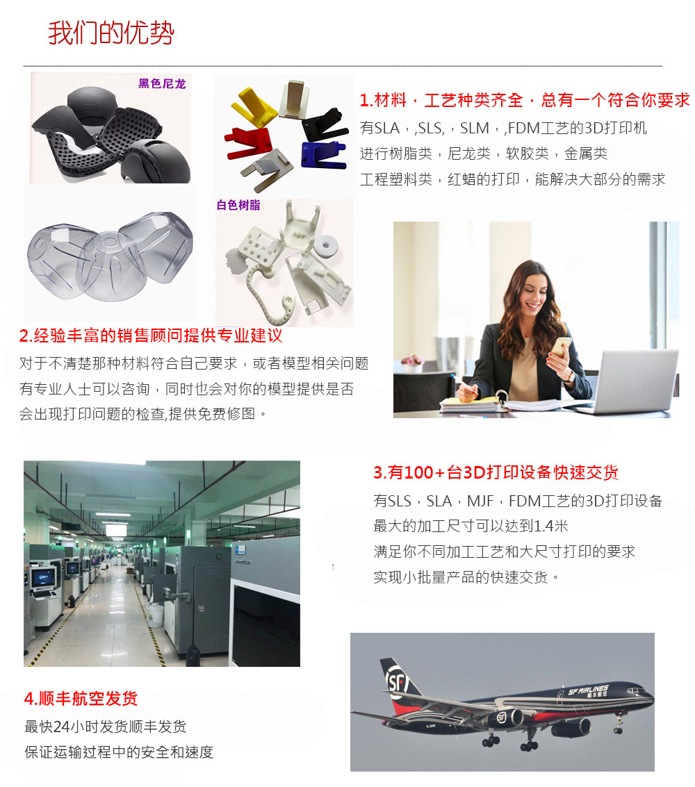 3D打印服務(wù)優(yōu)勢 3D打印服務(wù)優(yōu)勢